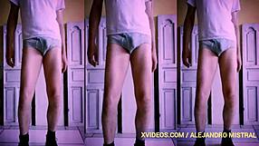 Watch Alejandro Mistral In Lingerie Suck Mature Cock Exclamatorily!