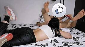 no more solo masturbation, now with my couple for ass licking fun 😏