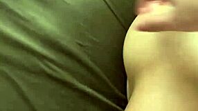 I spotted big-tailed male on sofa and forced him to suck my monster cock!