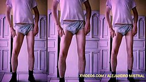 Watch Alejandro Mistral In Lingerie Suck Mature Cock Exclamatorily!