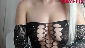 If You Were My Cuckold, Watch This Blonde Humiliate Old Man With Sexy Tease