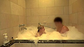 Thick blonde gal enjoys big tits and fast piston