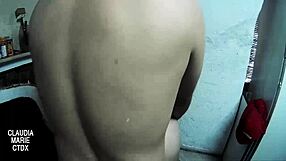 Watch this fat couple's intense blowjob session