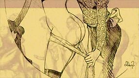 विंटेज इरोटिक आर्ट गजब के डिटेल में