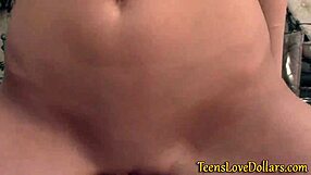 teen gets facialized for pay in outdoor hardcore blowjob scene