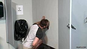 Man, I’m totally hooked on gay gloryhole action, ya know!