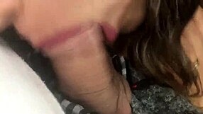 Amateur's Thrilling Public Blowjob Adventure