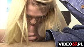 نجمة بولندية جاويتا دي تقدم مص زب قوي واستمناء ساخن