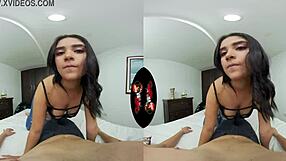 Vrlatina - very cute latin teen 18+ with big ass bedroom sex - vr experience