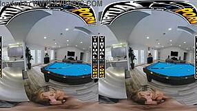 Virtual Porn - Game Of Billiards With Latin Milf Caitlin Bell