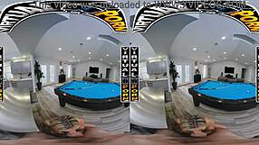 Sanal Porn - Latin Milf Caitlin Bell ile Bilardo Oyunu