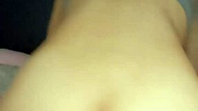 Wet asian girlfriend orgasms while riding big cock.