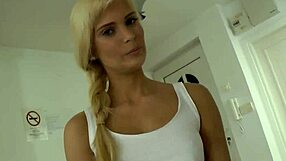 Blonde Teen Blows Dick