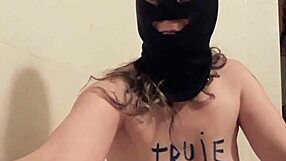 French Slave's Self-Humiliation Session