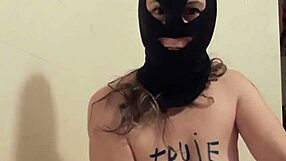 French Slave's Self-Humiliation Session