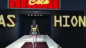 big boobs sky in fallout 4 fashion explodes!