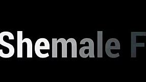 Dreamy Colombian shemale bends over for doggystyle action