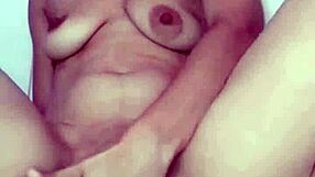 Young latina emo amateur with natural tits masturbates to creamy delight