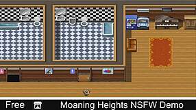 Moaning heights NSFW demo features intense 3D anime hentai action