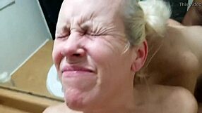 i fucked that blonde milf on the bathroom counter