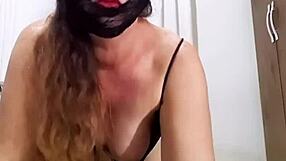 naughty slut strips while smoking