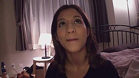 Ami Gets Horny After Drinking And Gives Blowjob