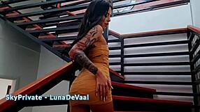 Petite Brunette Lunadevaal Forces You To Watch Her Fingering