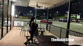 thick texas freak shakes booty in bonnet