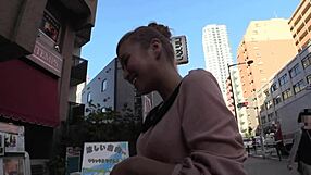 Asian Babe Orgasms from Oral Sex!