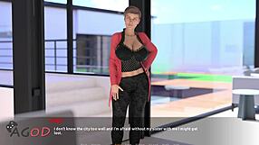 Blonde teen milf sucks monster cock boldly in visit