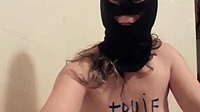 French Slave's Self-Humiliation Session