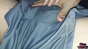 fucking my hot neigbor with dildo, so wet