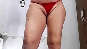 naughty slut strips while smoking