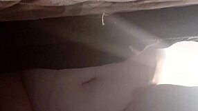 bbw doggy from below with big tits bent over for big cock orgasm