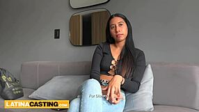 Is this brunette Latina babe ready for big cock prize?