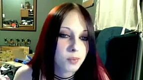 Miss Liz Vicious Rocks Big Pink Dildo on Cam