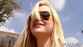 Charlyse Angel Sucking Cock in POV Blowjob and Fucking Scene