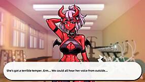 lewd gym 1 - a succubus interacts on our first day at the gym