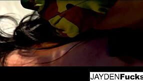 Jayden and Natasha team up on a cock with big tits and ass.