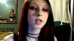 Miss Liz Vicious Rocks Big Pink Dildo on Cam