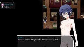 Detective helps inventor experience pussy sensation