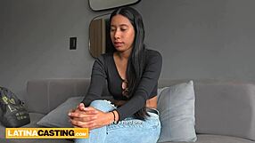 Is this brunette Latina babe ready for big cock prize?