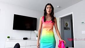 i'm obsessed with my blooming step sis and can't stop fucking her from my pov