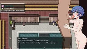 Detective helps inventor experience pussy sensation