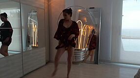 Watch Antonia Sainz rip her clothes off!