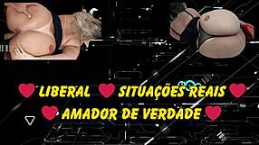 Marquinha's Natural Tits Excite in Hotwife Fucking Session