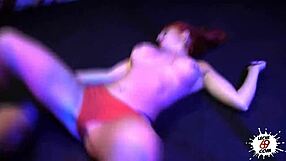 European Redhead Uses Dildo Intensely