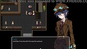 Detective helps inventor experience pussy sensation