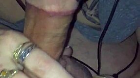 Slo-mo blowjob ends with messy cumshot