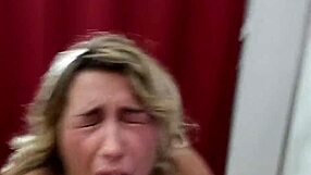 Blonde Cowgirl Orgasms!